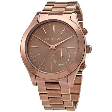 Michael Kors Runway Hybrid Smartwatch Brown Dial Ladies